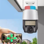 دوربین بیسیم تحت شبکه وای فای مینی اسپید دام پلیسی V380 زوم دار دید در شب رنگی - تصویر 2