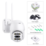 مینی اسپیددام بیسیم دو لنز Ultra HD زوم دار ۸X دید در شب رنگی مدل PROTECT D1 PTZ - تصویر 2