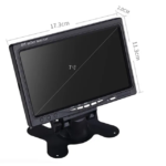 مانیتور خودرو 7 اینچ فول اچ دی TFT HD LED و VGA برند cctv super - تصویر 5