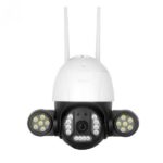 دوربین چرخشی مینی اسپیددام بیسیم Wifi مدل دو گوش4G دید در شب رنگی وارملایت