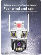 دوربین مینی اسپیددام 8مگاپیکسل سیمکارتی 2 لنزه v380 pro سه تصویر همزمان - تصویر 5