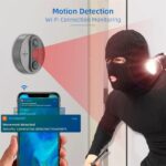 چشمی درب دیجتال آپارتمان مانیتوردار وای فای KG - تصویر 9