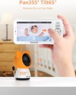 دوربین اتاق کودک بیبی کم وای فای طرح گربه - تصویر 10
