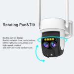 دوربین مینی اسپییدام 2K سیم کارتی با پنل خورشیدی O-KAM PRO - تصویر 5