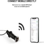 چشمی درب وای فای دیجیتال مدل DB-5000 با اپلیکیشن V380 - تصویر 5