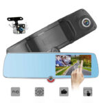 دوربین ثبت وقایع خودرو آینه‌ای سه دوربین تاچ L-12 - تصویر 8