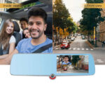 دوربین ثبت وقایع خودرو آینه‌ای سه دوربین تاچ L-12 - تصویر 2