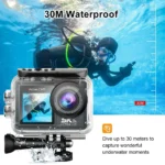 دوربین ورزشی اکشن کمرا 5K ضد آب - تصویر 4