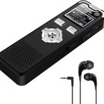 دستگاه ضبط صدای کوچک خبرنگاری حرفه‌ای 16 گیگابایت مدل PS-21vrecorder
