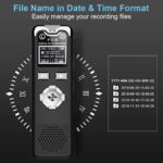 دستگاه ضبط صدای کوچک خبرنگاری حرفه‌ای 16 گیگابایت مدل PS-21vrecorder - تصویر 3