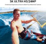 دوربین ورزشی اکشن کمرا 5K ضد آب - تصویر 7