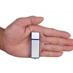 دستگاه ضبط صدای مینیاتوری 16گیگ مدل USB طرح PS-silver2in1