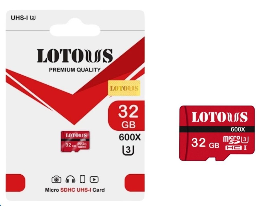 کارت حافظه میکرو لوتوس 32گیگ مدل LOTOUS مدل U3 600X