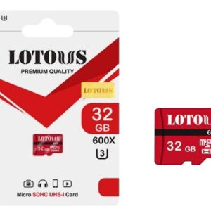 کارت حافظه میکرو لوتوس 32گیگ مدل LOTOUS مدل U3 600X