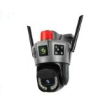 دوربین مینی اسپیددام 8مگاپیکسل سیمکارتی مدل SD5-4G(مشکی) بدون محدودیت در اپراتور با سرعت بالا ( اپلیکیشن O-KAM PRO )