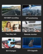 دوربین ثبت وقایع ثبت خودرو سیم کارت خور4G مدل k18-F همراه با GPS - تصویر 2