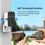 دوربین بی‌سیم پایه مگنتی سیمکارتی O-KAM مدل T4 چرخشی 360درجه 4K