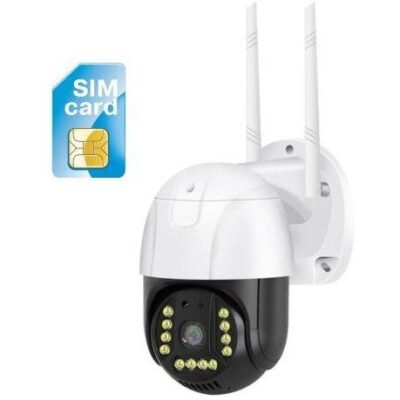 دوربین چرخشی مینی اسپیددام سیم کارتی4G مدل p20 تک لنز 3مگاپیسکل OKAM Pro