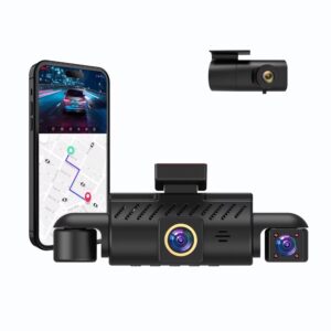 دوربین ثبت وقایع خودرو 4لنزه 4K وایفای با GPS و دید در شب مدل YL-A70 4CH