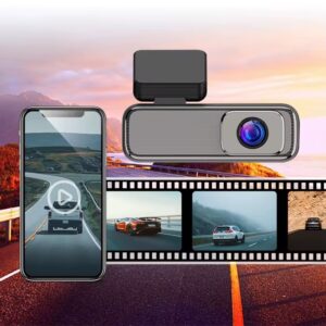 دوربین ثبت وقایع خودرو دولنز 4K وای فای دار با GPS و دید در شب مدل LT-B414