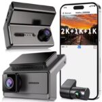 دوربین ثبت وقایع خودرو 2K دو لنز بلک باکس وای‌فای مدل AD-561