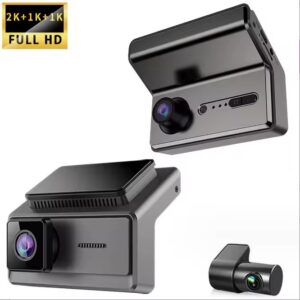 دوربین ثبت وقایع خودرو 2K دو لنز بلک باکس وای‌فای مدل AD-561