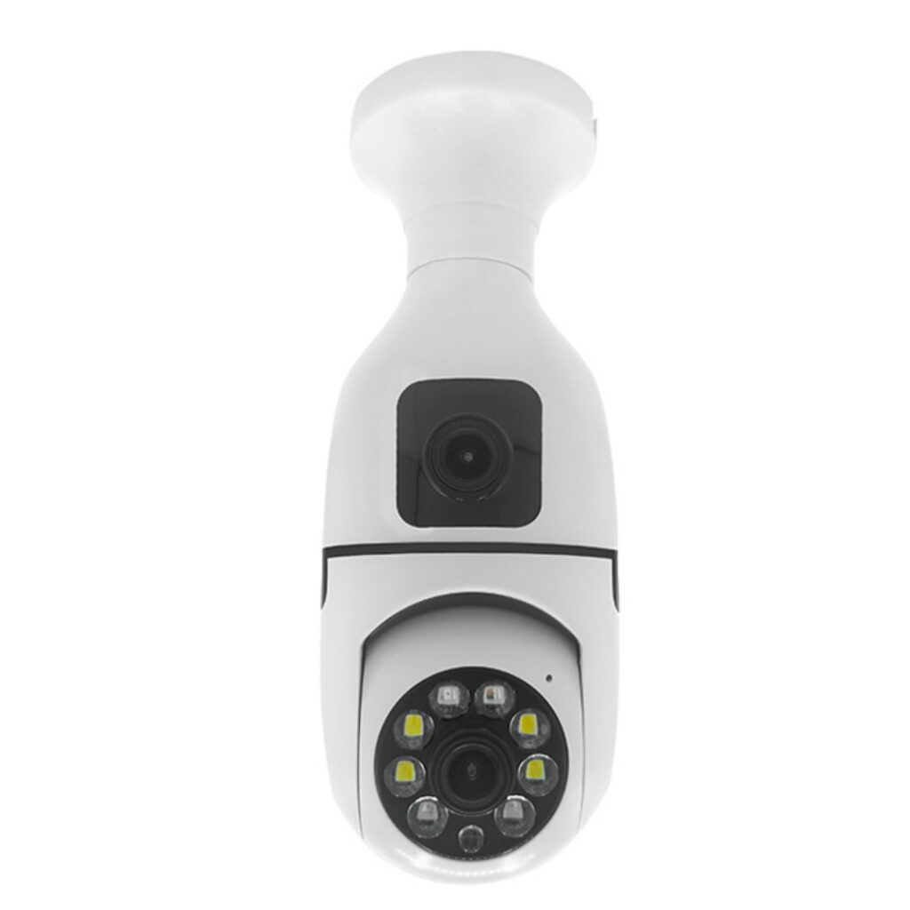 دوربین لامپی 5مگاپیکسل دولنزه آژیردار V380 Pro مدل E28