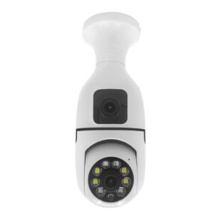 دوربین لامپی 5مگاپیکسل دولنزه آژیردار V380 Pro مدل E28