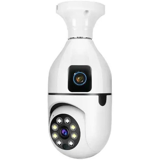 دوربین لامپی 5مگاپیکسل دولنزه آژیردار V380 Pro مدل E28