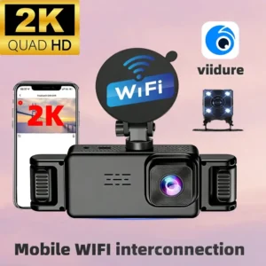 دوربین ثبت وقایع خودرو 5 لنزه 2K وای فای دار مدل PS-5L2