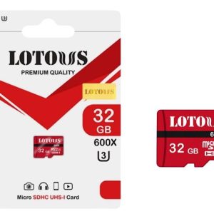 کارت حافظه میکرو لوتوس 32گیگ مدل LOTOUS مدل U3 600X