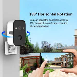 دوربین بی‌سیم پایه مگنتی سیمکارتی O-KAM مدل T4 چرخشی 360درجه 4K