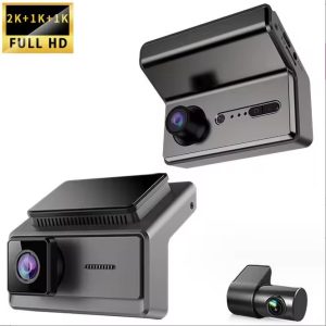 دوربین ثبت وقایع خودرو 2K دو لنز بلک باکس وای‌فای مدل AD-561