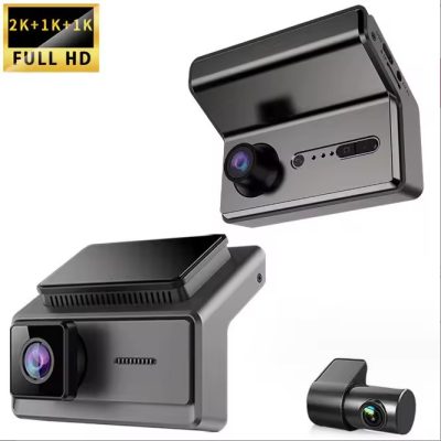 دوربین ثبت وقایع خودرو 2K دو لنز بلک باکس وای‌فای مدل AD-561